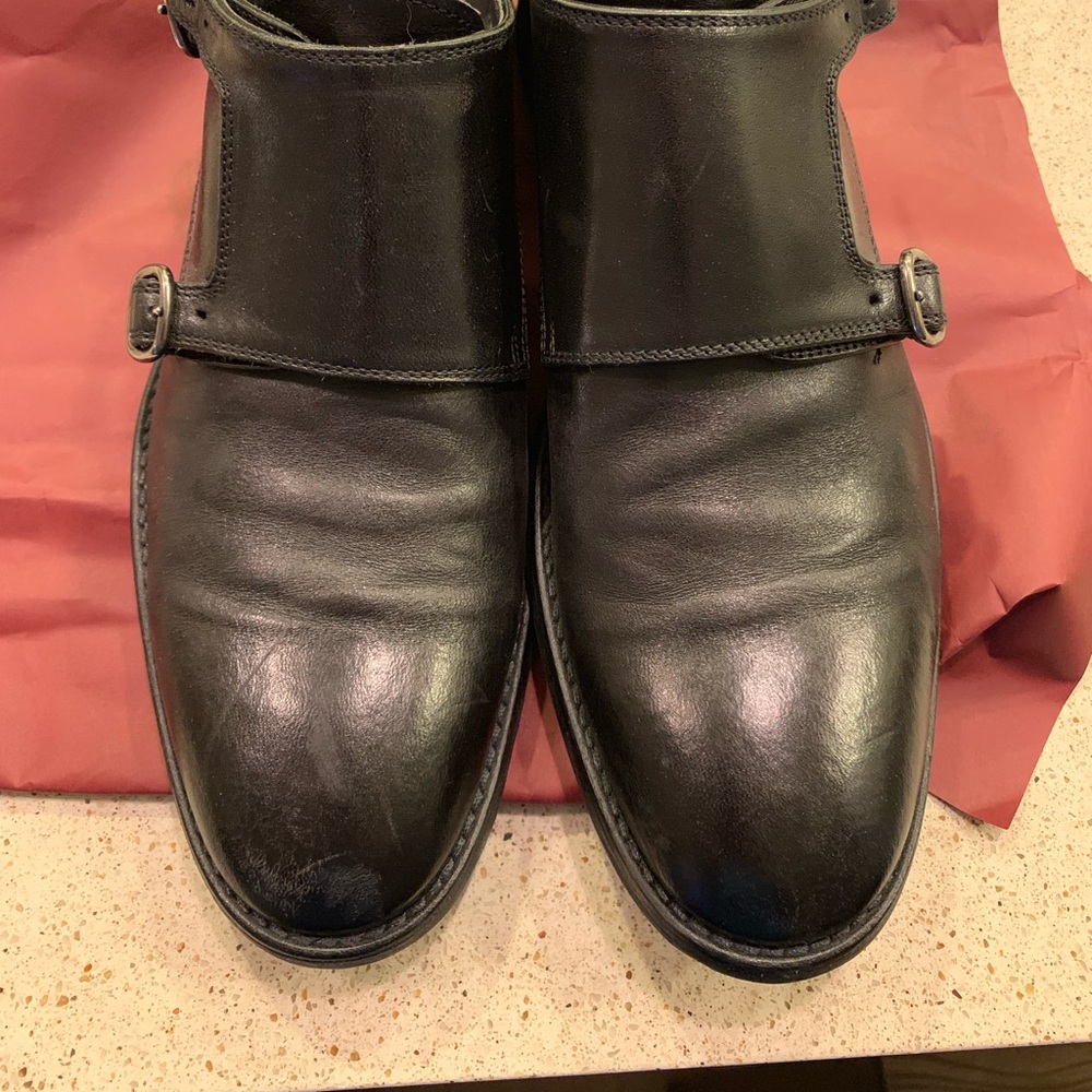 To Boot New York Men’s Black Leather Dress Shoes
